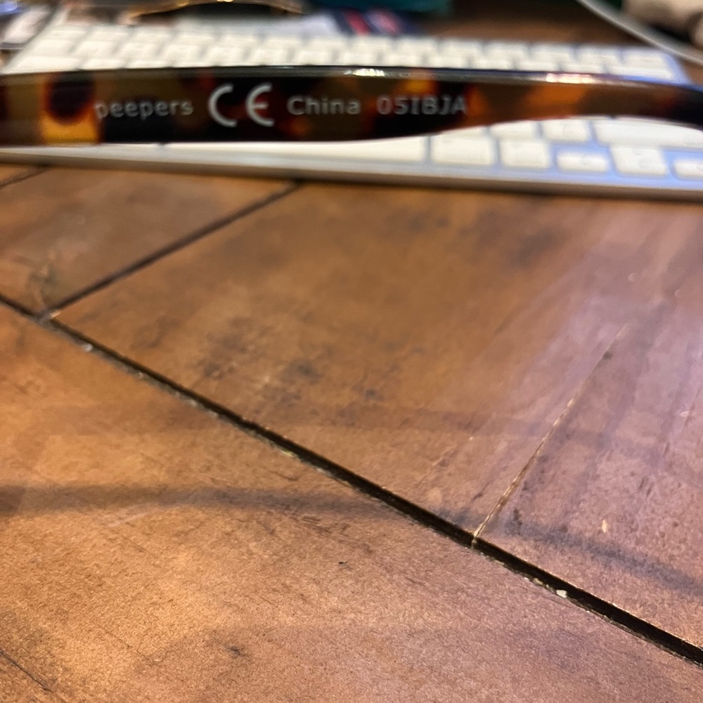 Tortoise Shell Eyeglasses - Picture 2 of 3